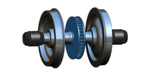 주문 1-1450mm 바퀴 지름 철도차고 바퀴 세트 및 트롤리 시스템 EN 13260/13262 표준 준수 online manufacture