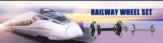 주문 시장에서 이상적인 브레이크가 있는 완전 조립 단조 레일 차륜 세트 online manufacture