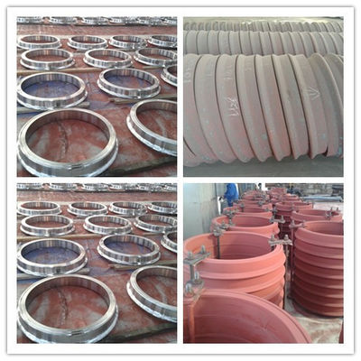 주문 851 밀리미터 크레인 레일 휠 위조, 천장 주행용 기중기 트롤리 바퀴 GB EN 표준 online manufacture