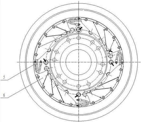 주문 기관차와 왜건 메트로를 위한 M730A 경편궤도 타이어 탄력있는 730 밀리미터 online manufacture