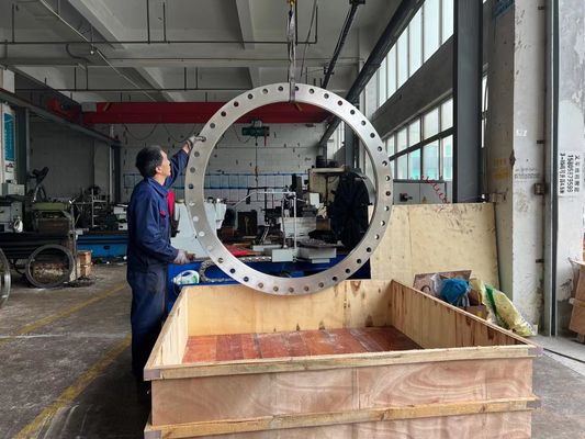 주문 큰 단조 플랜지 스테인레스 강 탄소강 놋쇠 단조 플랜지 online manufacture